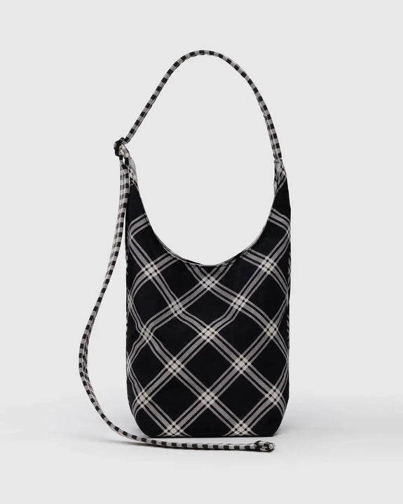 Baggu - Small Nylon Sling - Mixed Plaid