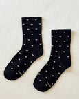Le Bon Shoppe - Sneaker Socks - Hearts - Black/white