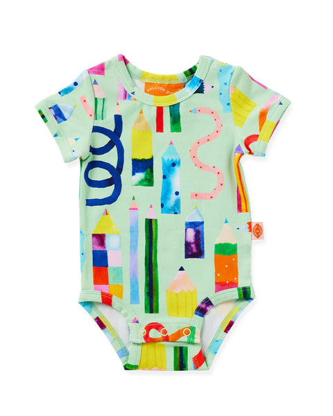 Halcyon Nights - Short Sleeve Bodysuit - Scribble Squad