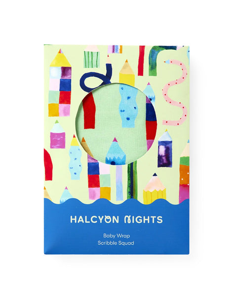 Halcyon Nights - Baby Wrap (Swaddle) - Scribble Squad