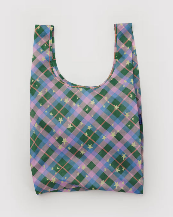 Baggu - Standard - Green Star Plaid