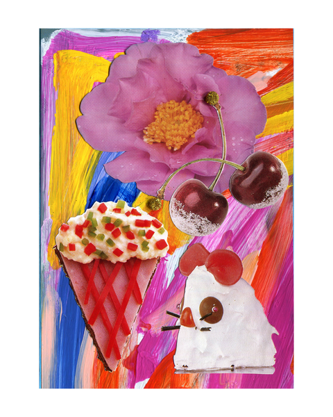 Minna Gilligan - Sweetener Collage Card