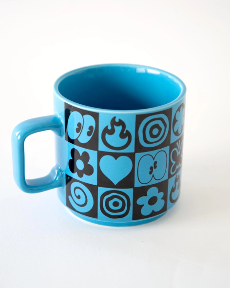 Third Drawer Down - Squares Mug X Hattie Stewart