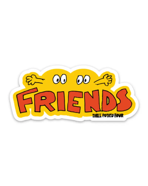 Three Potato Four - Friends Vinyl Sticker