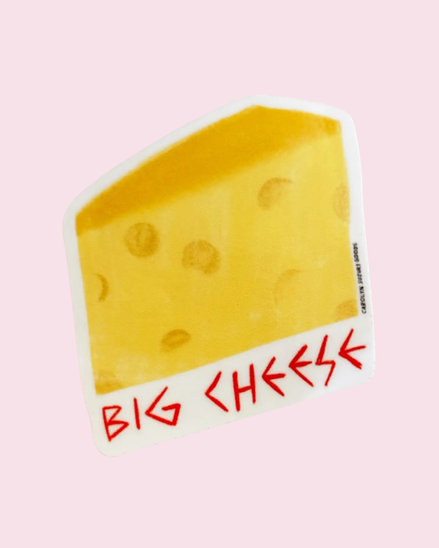 Carolyn Suzuki - Big Cheese - Die Cut Sticker