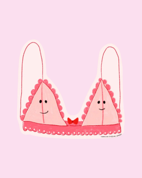 Carolyn Suzuki - Cuties For My Boobies - Die Cut Sticker