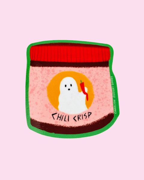 Carolyn Suzuki - Chili Crisp - Die Cut Sticker