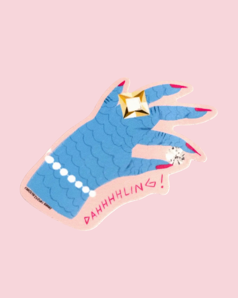 Carolyn Suzuki - Dahling - Die Cut Sticker