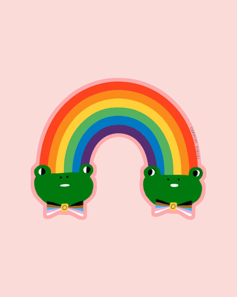 Carolyn Suzuki - Rainbow Connection Sticker