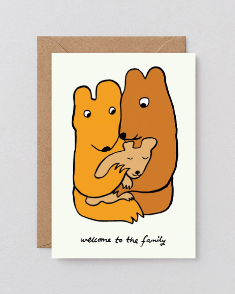 Wrap - Welcome to the Family Greetings Card