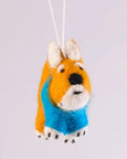 Wrap - Hanging Felt Ornament - Shishi
