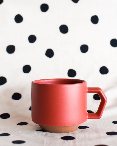 Chips Japan Stackable Mug - Matte Red