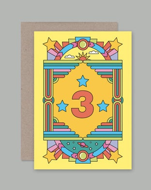 AHD greetings cards - 3rd Birthday