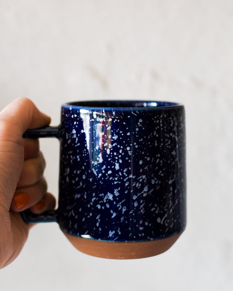 Chips Japan Mug - Navy and White Splash