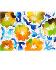 Emily Green - Blue Tulip Collage - Card
