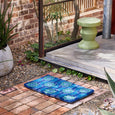 Bonnie and Neil - Bloom Blue Door Mat - IN STORE PICK UP ONLY