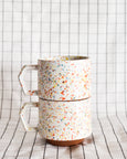 Chips Japan Stackable Mug - Splash White/Orange
