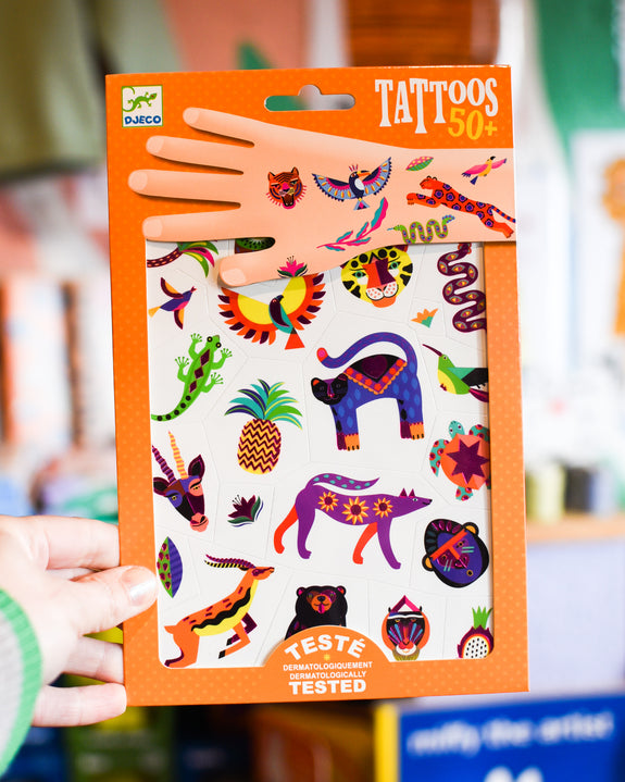 Djeco - Wild Beauty Temporary Tattoos