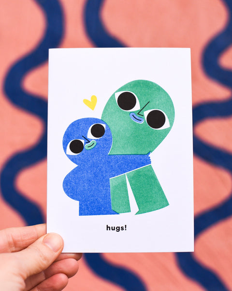 Samantha Curcio - Greeting Card - Hugs
