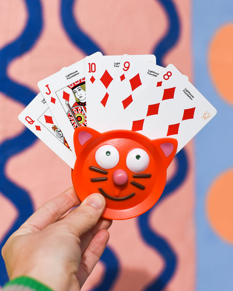 Djeco - Cat Playing Card Holder