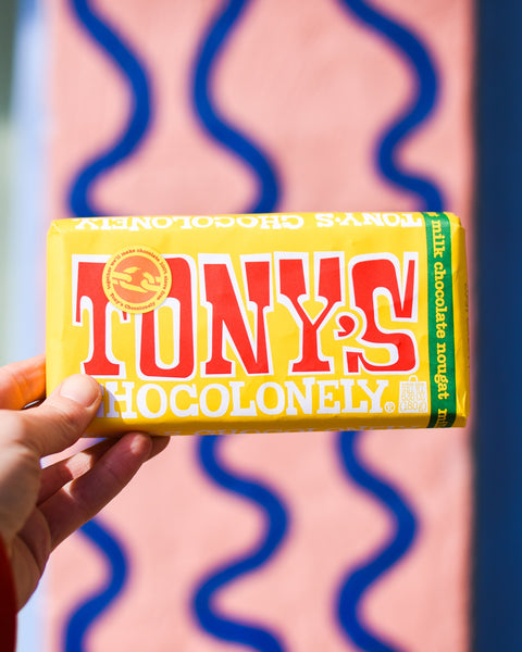 Tony's Chocolonely - Milk Honey Almond Nougat Chocolate 180g