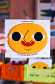 Samantha Curcio - Yellow Boi Iron On Patch