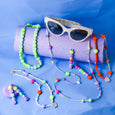 Emily Green - Glass + Clay Necklace - Mermaid