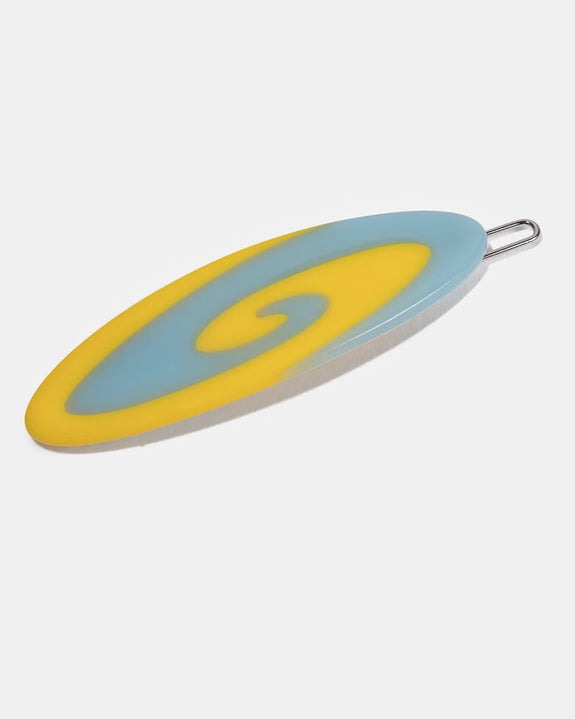 Chunks - Swirl Barrette in Banana Dream