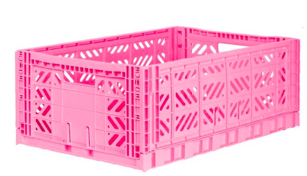 Ay-Kasa Foldable Crates - Maxi - Baby Pink *PICK UP ONLY*