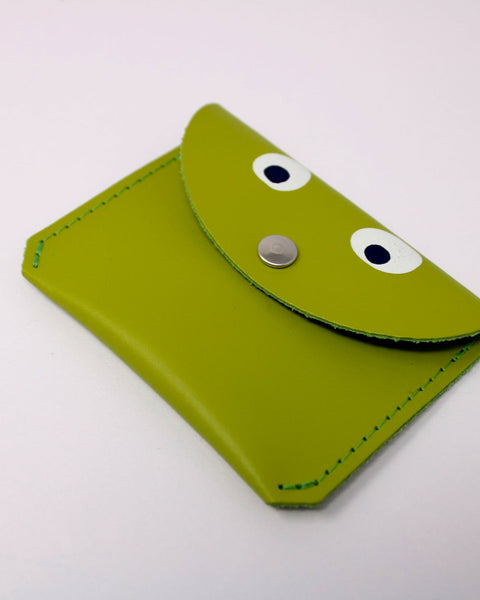 Ark - Mini Money Googly Eye Purse - Apple Green