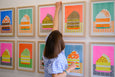 Alice Oehr - Pistachio Sponge Slice Riso Print - A3