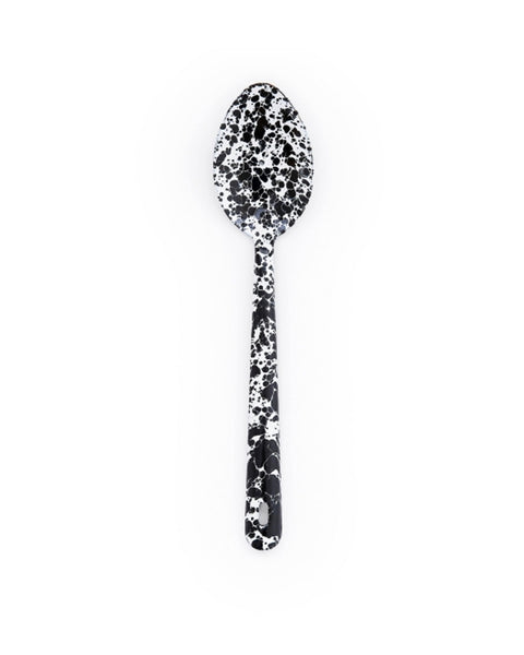 Crow Canyon - Splatter Large Serving Spoon - Black