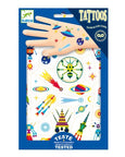 Djeco - Space Oddity Temporary Tattoos