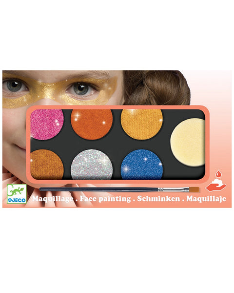 Djeco - Face Paint Palette - Metallic