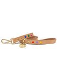 Nice Digs - Smooth Spike Dog Leash - Memphis Tan