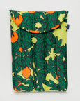Baggu - Puffy Laptop Sleeve - 13/14 inch - Orange Tree Yellow