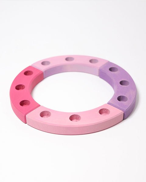 Grimm’s Birthday Ring 12 hole - Pink/Purple