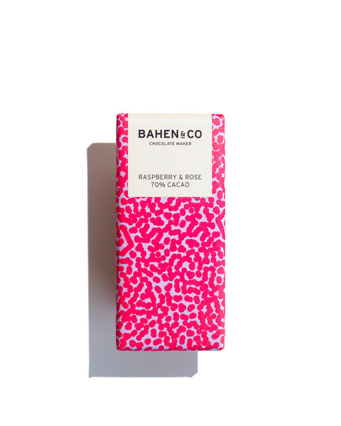 Bahen & Co - Raspberry & Rose 70% Cacao- 75g