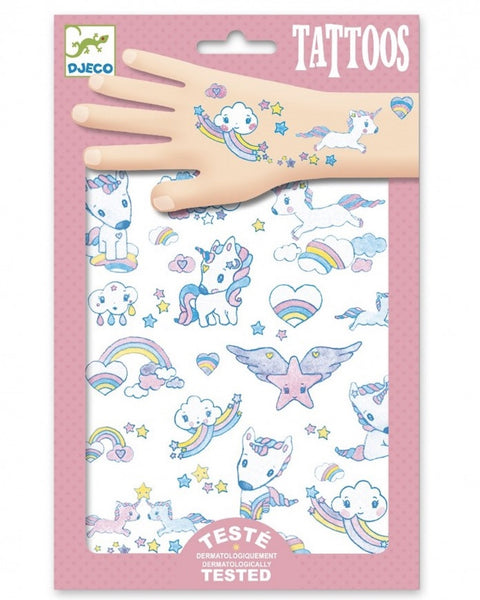 Djeco - Unicorns Temporary Tattoos