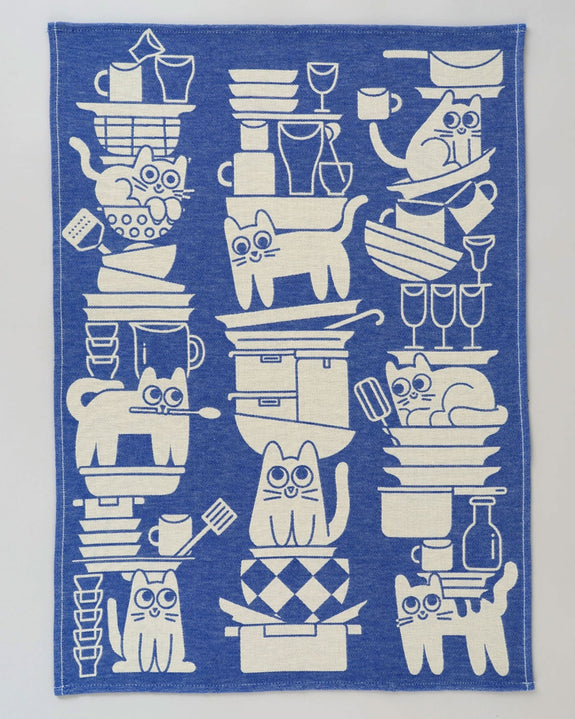Wrap - Tea Towel - Kitchen Cats