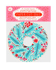 The Printed Peanut - Letterpressed Winter Wreath Decoration