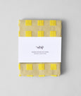 Wrap - Tea Towel - Squares Oat/Yellow - Tea Towel