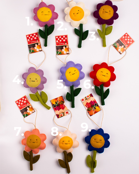 Cat Rabbit - Trinket Charms - Flowers