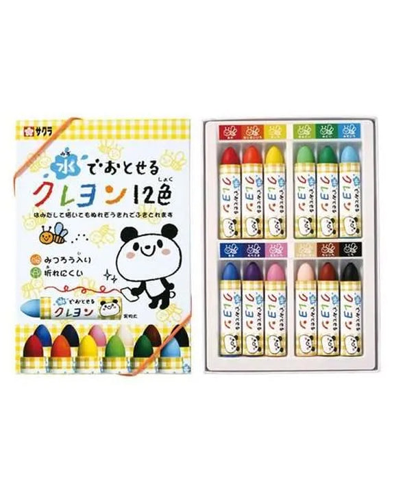 Sakura Craypas - 12 Colors of Washable Crayons