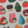 Natamori - Clay Sticker Sheet
