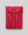 Baggu - Puffy Laptop Sleeve - 13/14 inch - Red Polka Dot