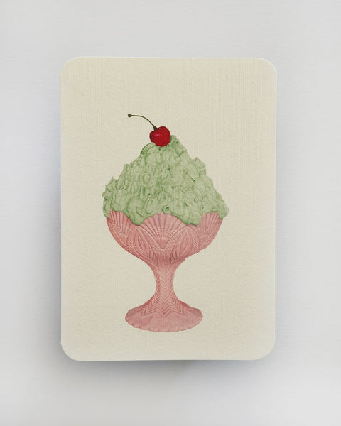 Canonbury Press - Pistachio Chantilly Cream Greeting Card