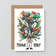Wrap - Greetings Card - Bunch of Flowers