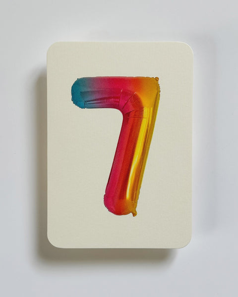 Canonbury Press - Birthday Balloon No.7 Greeting Card