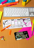 Gentle Thrills - Git Along Doggie Weekly Desk Pad